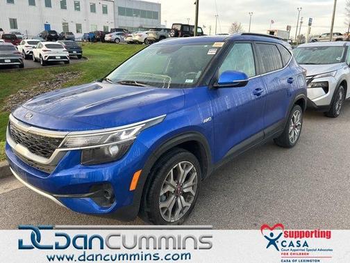 Neptune Blue 2021 Kia Seltos S