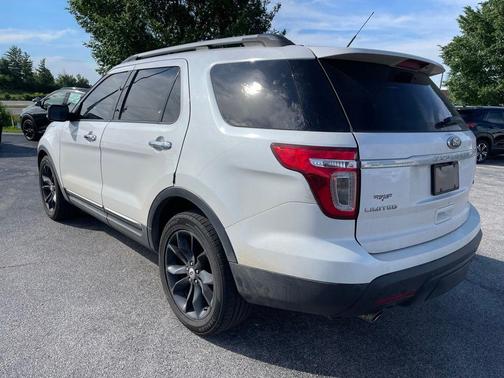 White Platinum Clearcoat Metallic 2014 Ford Explorer Limited