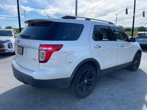 White Platinum Clearcoat Metallic 2014 Ford Explorer Limited