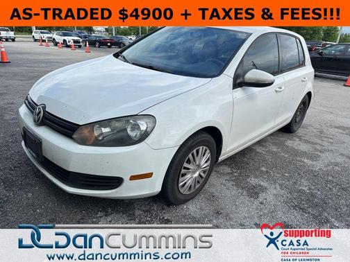 White 2011 Volkswagen Golf 2.5L