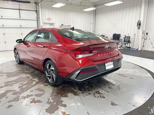 Red Metallic 2025 Hyundai ELANTRA HEV SEL