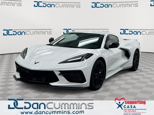 Arctic White 2026 Chevrolet Corvette Stingray w/1LT