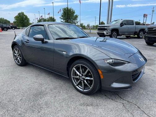 Machine Gray Metallic 2021 Mazda MX-5 Miata RF Grand Touring