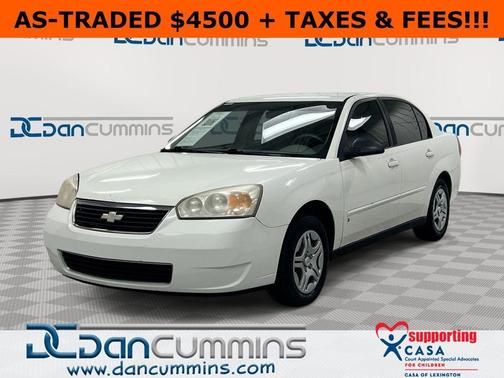 White 2007 Chevrolet Malibu LS