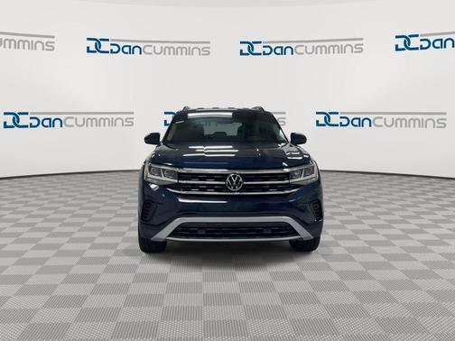 Tourmaline Blue Metallic 2021 Volkswagen Atlas 3.6 V6 SE w/ Technology