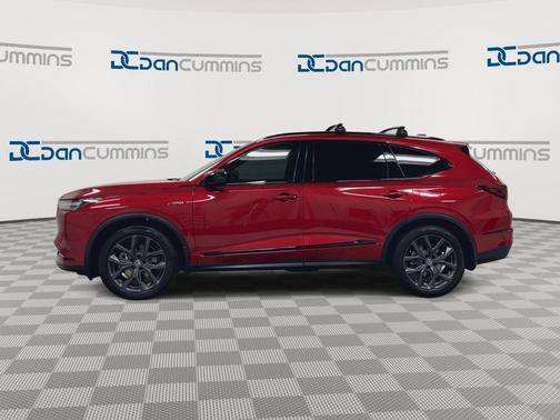 Red 2023 Acura MDX A-Spec