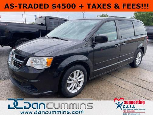 Brilliant Black Crystal Pearlcoat 2016 Dodge Grand Caravan SXT