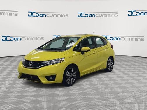 Yellow 2015 Honda Fit EX-L
