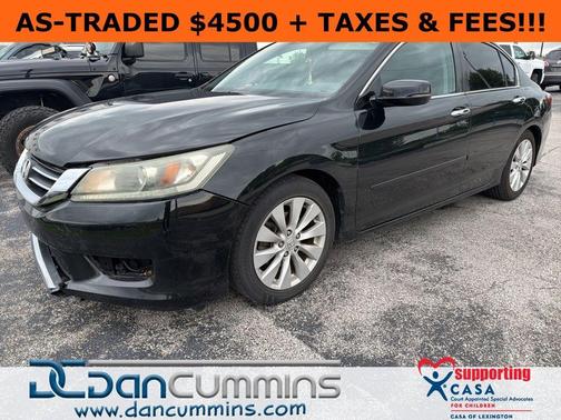 Black 2013 Honda Accord EX-L