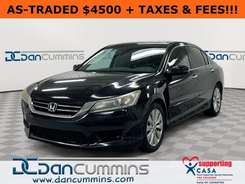 Black 2013 Honda Accord EX-L