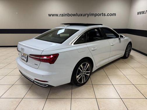 Glacier White Metallic 2023 Audi A6 55 Premium Plus
