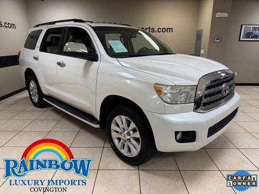 Super White 2016 Toyota Sequoia Platinum