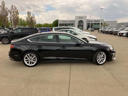 Mythos Black Metallic 2023 Audi A5 Sportback 45 S Line Premium