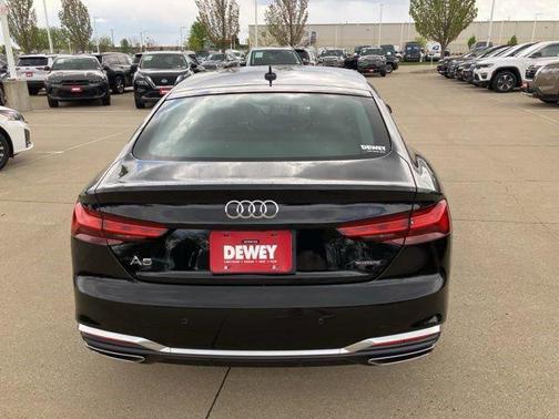 Mythos Black Metallic 2023 Audi A5 Sportback 45 S Line Premium