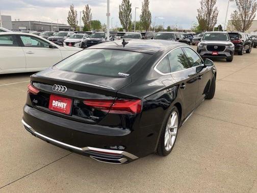 Mythos Black Metallic 2023 Audi A5 Sportback 45 S Line Premium