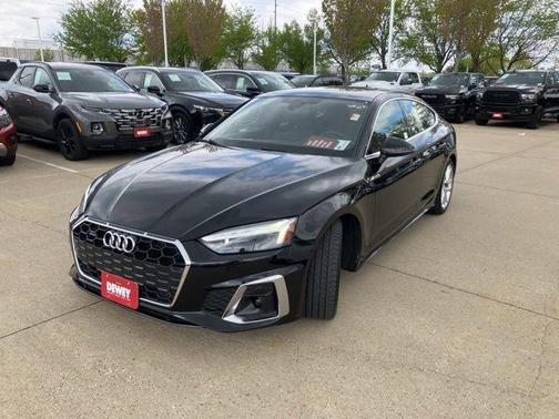 Mythos Black Metallic 2023 Audi A5 Sportback 45 S Line Premium