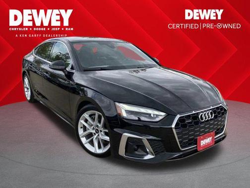 Mythos Black Metallic 2023 Audi A5 Sportback 45 S Line Premium