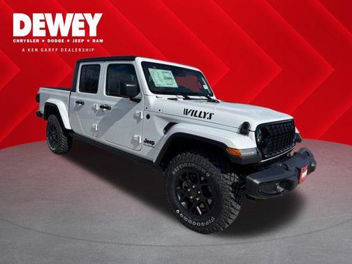 Bright White Clearcoat 2026 Jeep Gladiator Willys 4x4