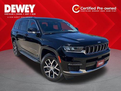 Diamond Black Crystal Pearlcoat 2023 Jeep Grand Cherokee L Limited