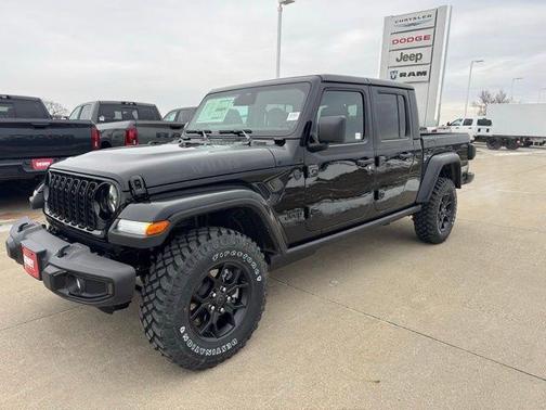 Black Clearcoat 2026 Jeep Gladiator Willys 4x4
