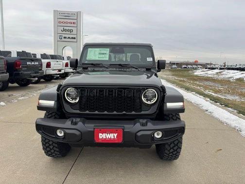 Black Clearcoat 2026 Jeep Gladiator Willys 4x4