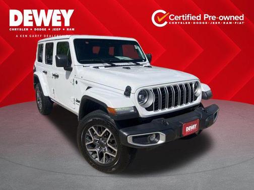 Bright White Clearcoat 2025 Jeep Wrangler 4-Door Sahara 4x4