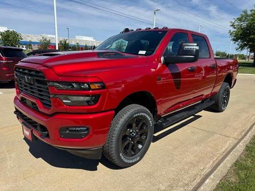Molten Red Pearlcoat 2026 RAM 2500 Black Express Crew Cab 4x4 6'4' Box