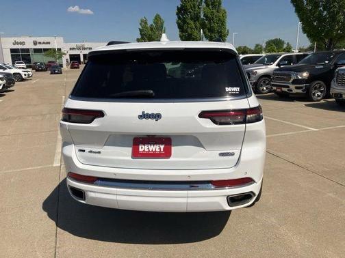 Bright White Clearcoat 2021 Jeep Grand Cherokee L Overland