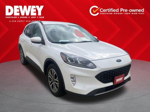 Star White Metallic Tri-Coat 2021 Ford Escape SEL