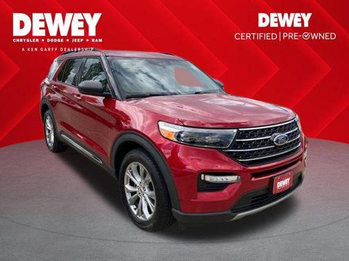 Rapid Red Metallic Tinted Clearcoat 2020 Ford Explorer XLT