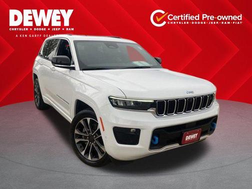 Bright White Clearcoat 2022 Jeep Grand Cherokee 4xe Overland