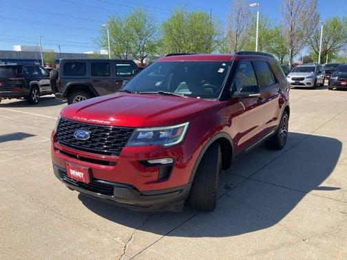 Ruby Red Metallic Tinted Clearcoat 2019 Ford Explorer Sport