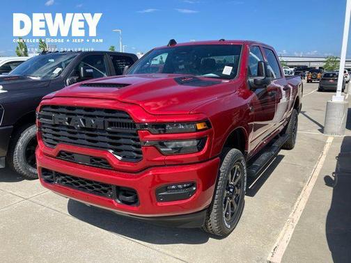 Molten Red Pearlcoat 2026 RAM 2500 Black Express Crew Cab 4x4 6'4' Box