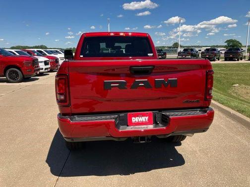 Molten Red Pearlcoat 2026 RAM 2500 Black Express Crew Cab 4x4 6'4' Box