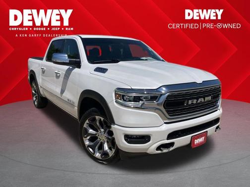 Ivory White Tri-Coat Pearlcoat 2022 RAM 1500 Limited