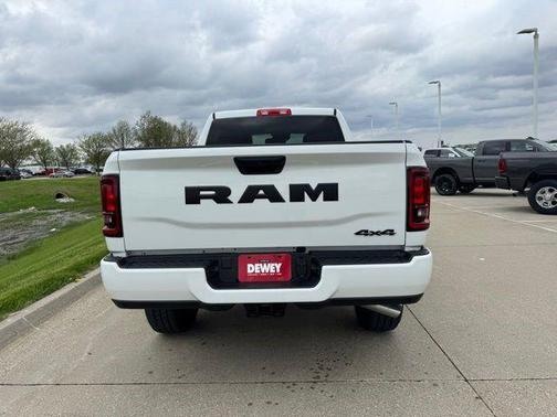 Bright White Clearcoat 2026 RAM 2500 Black Express Crew Cab 4x4 6'4' Box