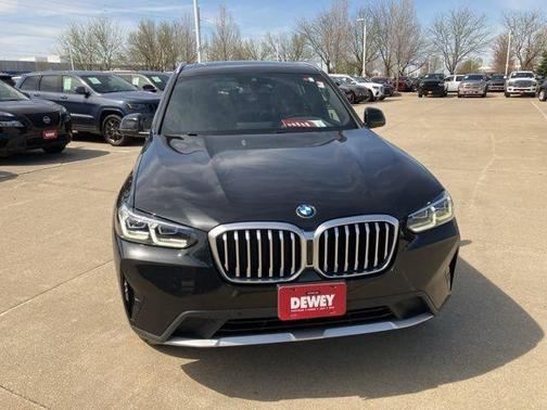 Black Sapphire Metallic 2022 BMW X3 xDrive30i