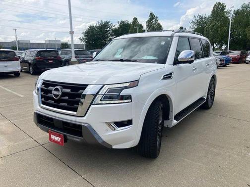 Aspen White Tricoat 2024 Nissan Armada Platinum 4WD