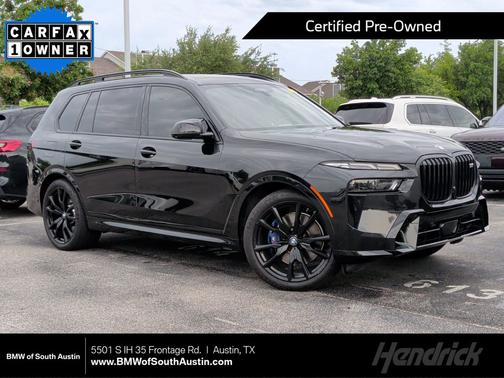 Black Sapphire Metallic 2024 BMW X7 M60i