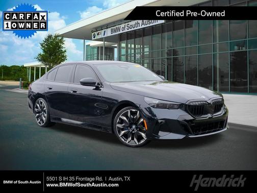 Carbon Black Metallic 2024 BMW 540 xDrive