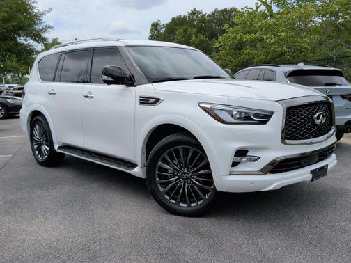 Moonstone White 2023 INFINITI QX80 PREMIUM SELECT AWD