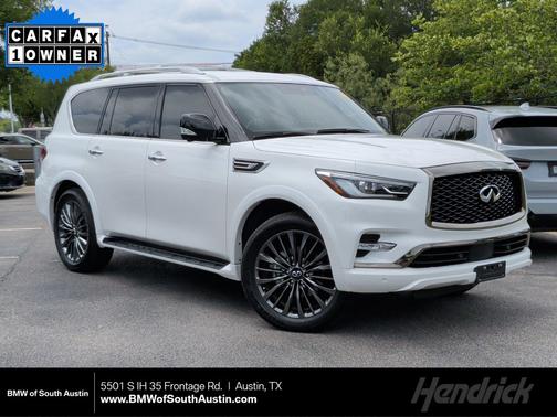 Moonstone White 2023 INFINITI QX80 PREMIUM SELECT AWD