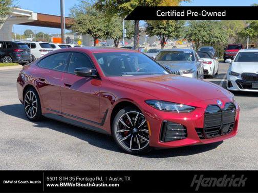 Vegas Red Metallic 2025 BMW i4 Gran Coupe M50