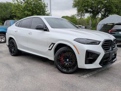 Mineral White Metallic 2024 BMW X6 M Sports Activity Coupe