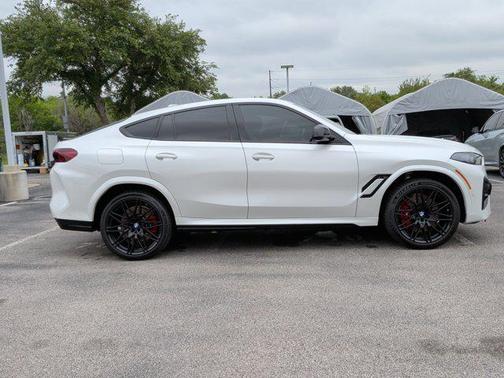 Mineral White Metallic 2024 BMW X6 M Sports Activity Coupe