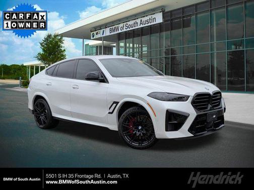 Mineral White Metallic 2024 BMW X6 M Sports Activity Coupe