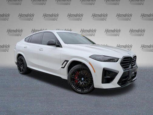 Mineral White Metallic 2024 BMW X6 M Sports Activity Coupe