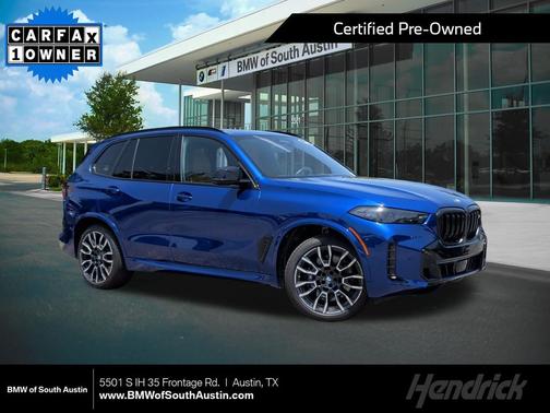 Marina Bay Blue Metallic 2024 BMW X5 M60i