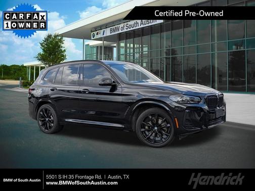 Black Sapphire Metallic 2024 BMW X3 xDrive30i
