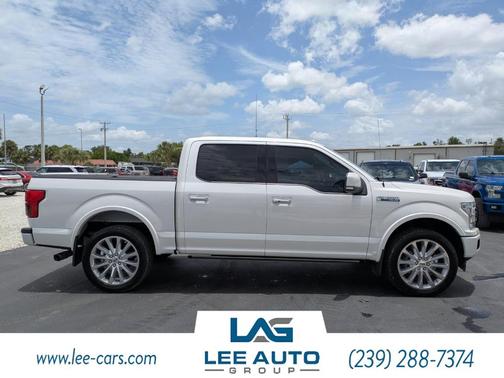 White Platinum Tri-Coat Metallic 2018 Ford F-150 Limited